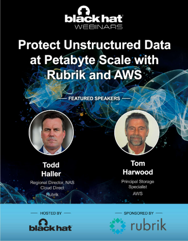 Protect Unstructured Data at Petabyte Scale with Rubrik and AWS